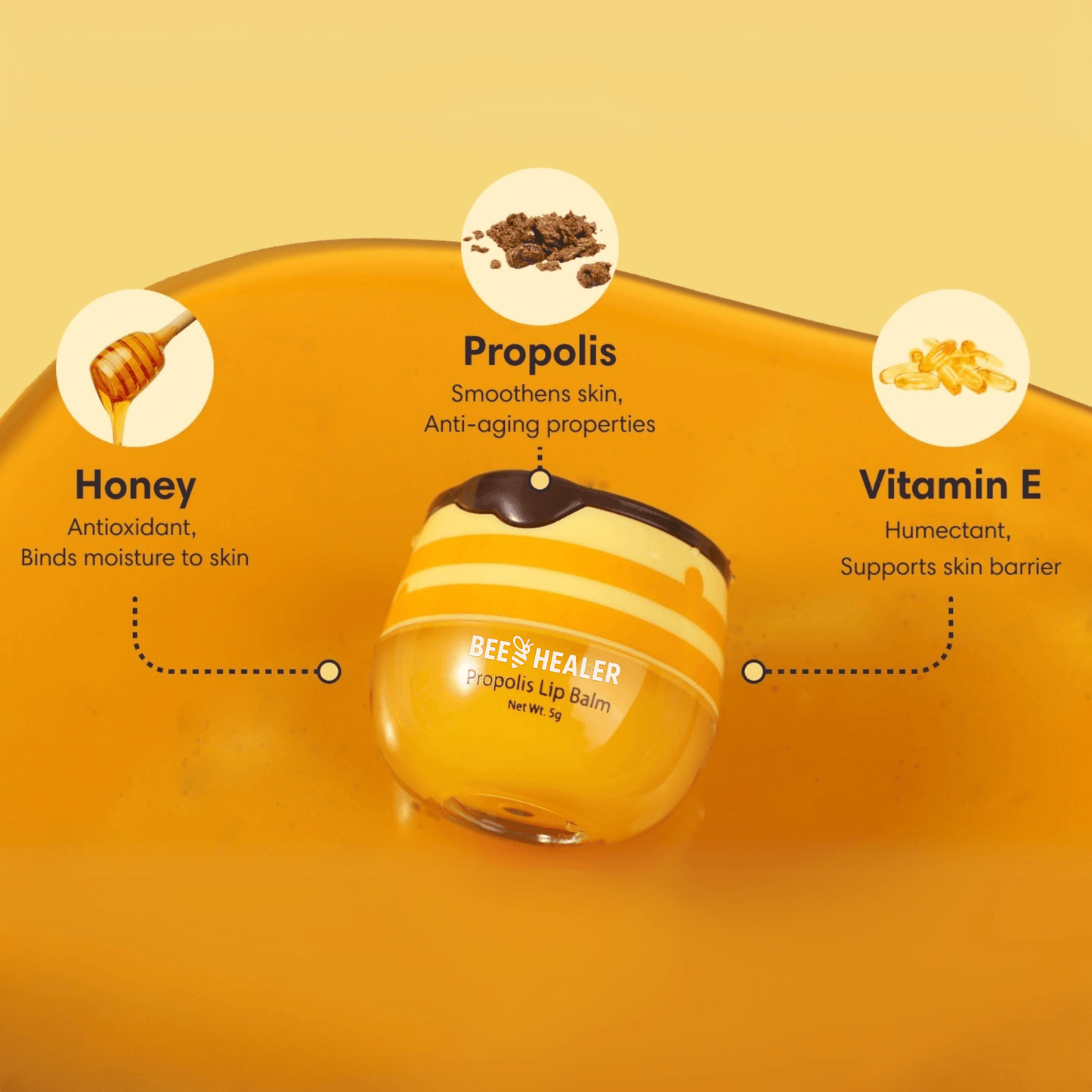 Honey Lip Balm - BeeHealer