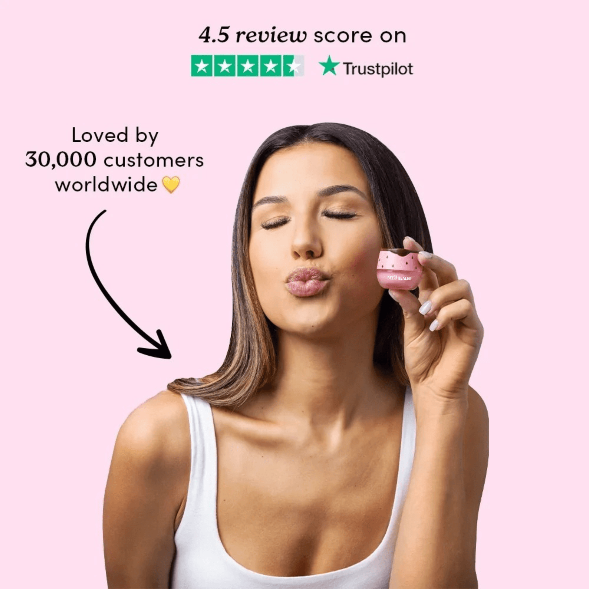 Strawberry Lip Balm - BeeHealer
